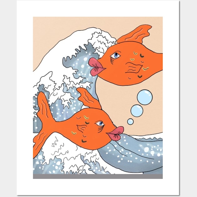 Floatin' Koi Wall Art by barnyardbash